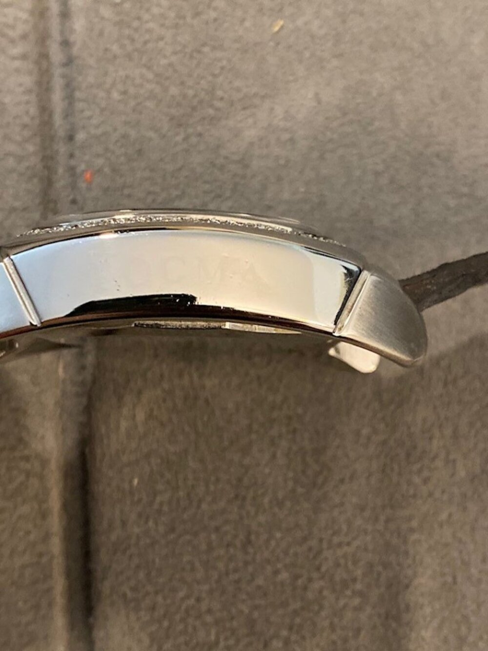 VINTAGE LOCMAN 1970 DIAMOND BEZEL BLACK CHRONOGRAPH WATCH - Picture 6 of 16